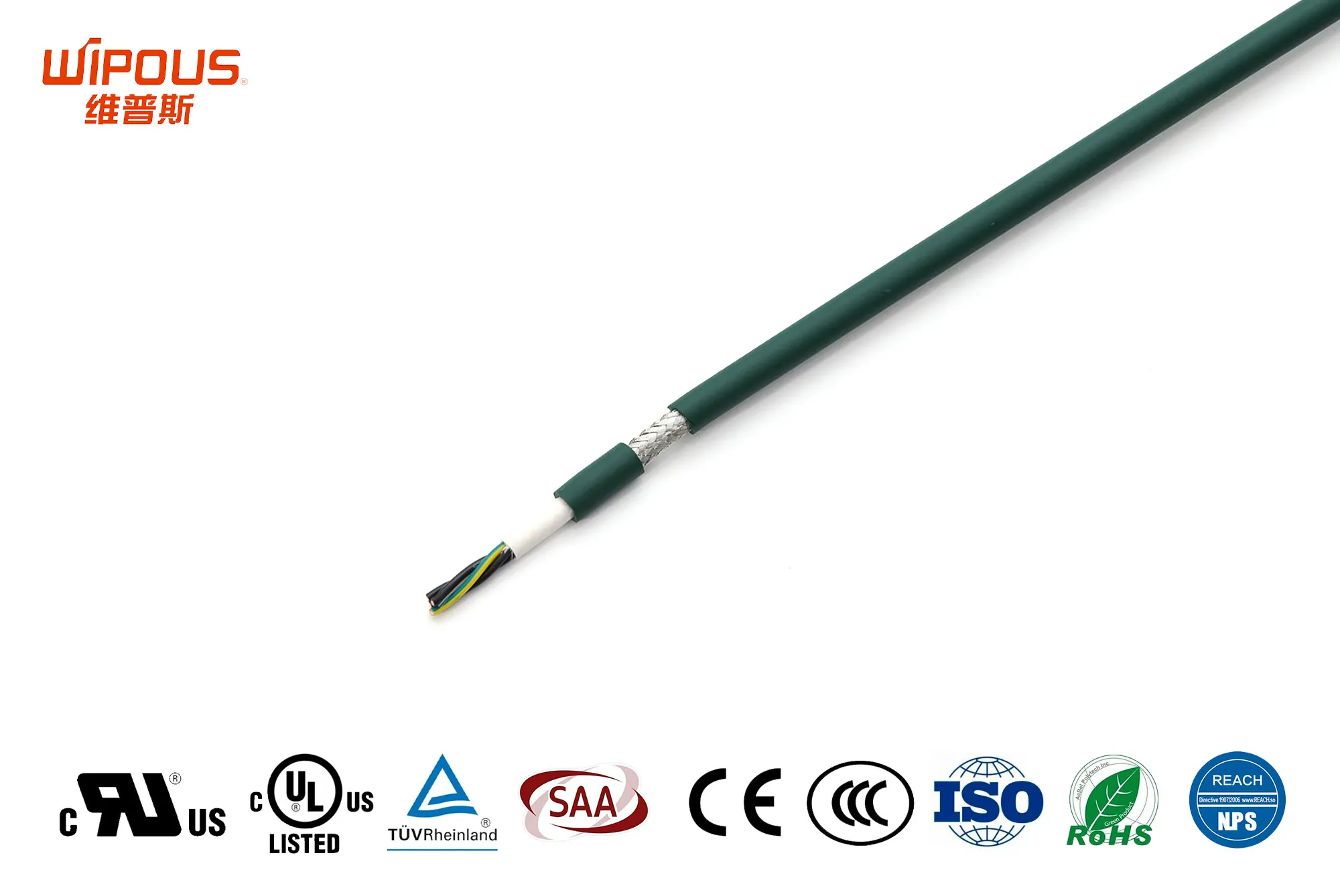 High speed PVC sheathed flexible drag chain special data cable