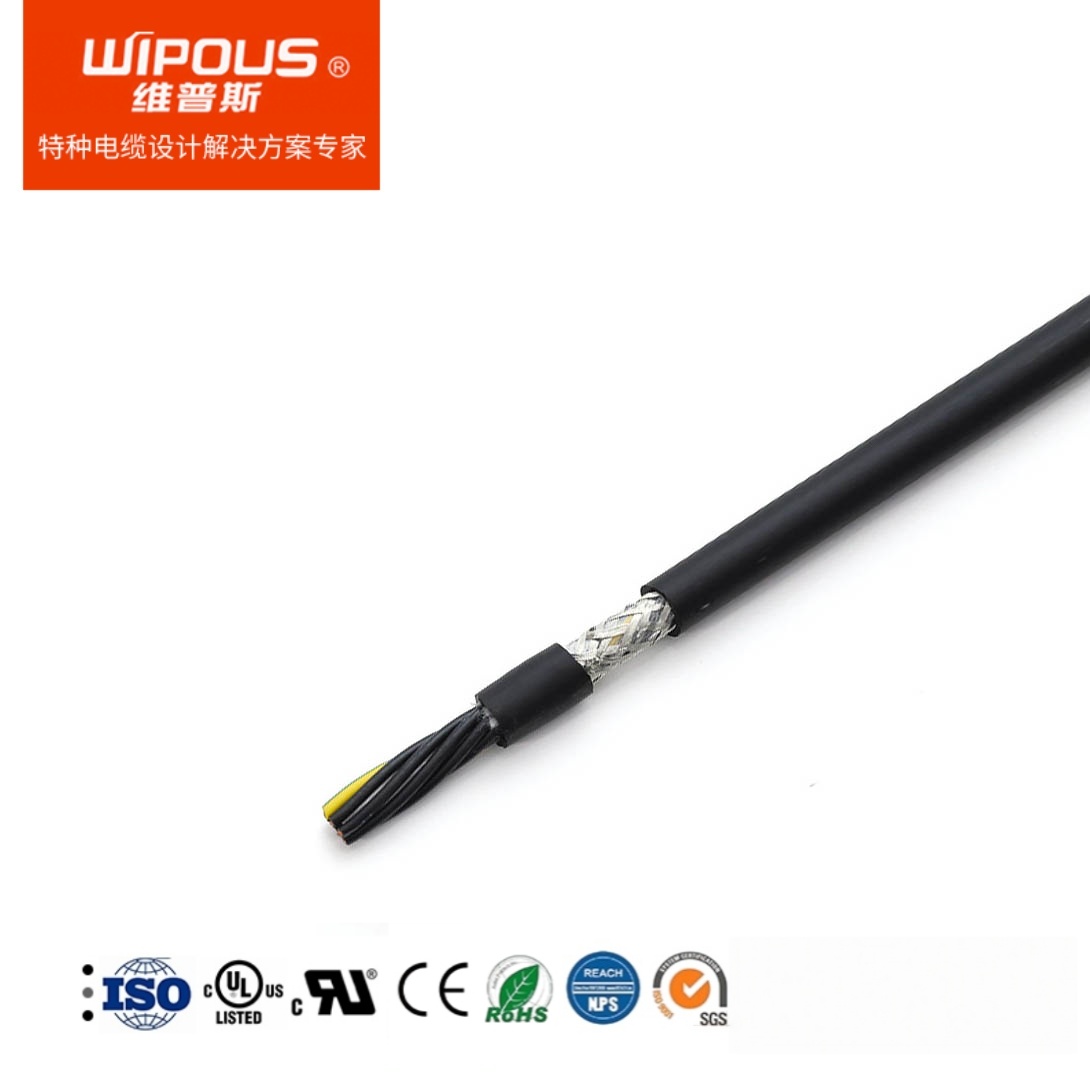 High-end PUR sheathed  shielded data cable specifically for robots